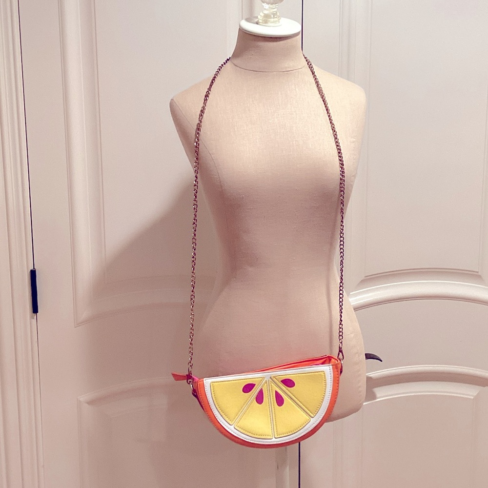 Colorful Citrus Slice Crossbody Bag